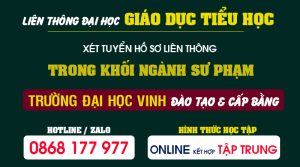 Thông tin Tuyển sinh Liên thông Đại học Sư phạm tiểu học