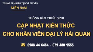 Khóa Bổ sung, Cập nhật kiến thức cho đại ký hải quan