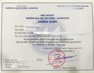 Chứng chỉ Cập nhật Kiến thức cho Đại lý Hải quan