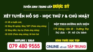 Thông tin Tuyển sinh Trung cấp Dược sỹ