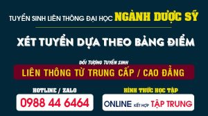Thông tin Tuyển sinh Liên thông Đại học ngành Dược