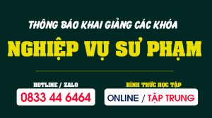 Khai giảng các khóa Nghiệp vụ Sư phạm