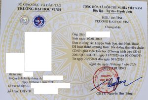 Chứng chỉ Chức danh nghề nghiệp Giáo viên Tiểu học