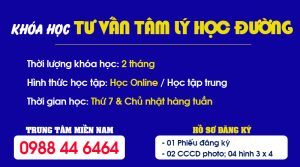 Khóa học Tư vấn Tâm lý học đường - Học Online