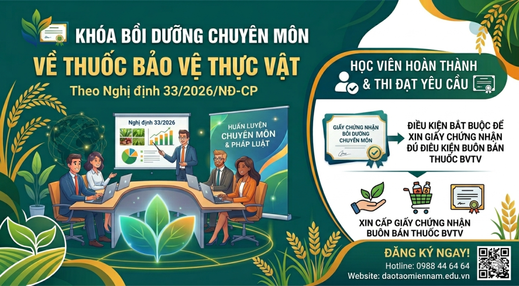 Lớp Bồi dưỡng chuyên môn Thuốc Bảo vệ thực vật