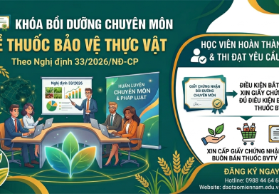 Lớp Bồi dưỡng chuyên môn Thuốc Bảo vệ thực vật